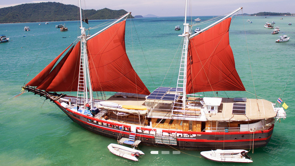 The phinisi liveaboard thailand and phinisi liveaboard myanmar hero