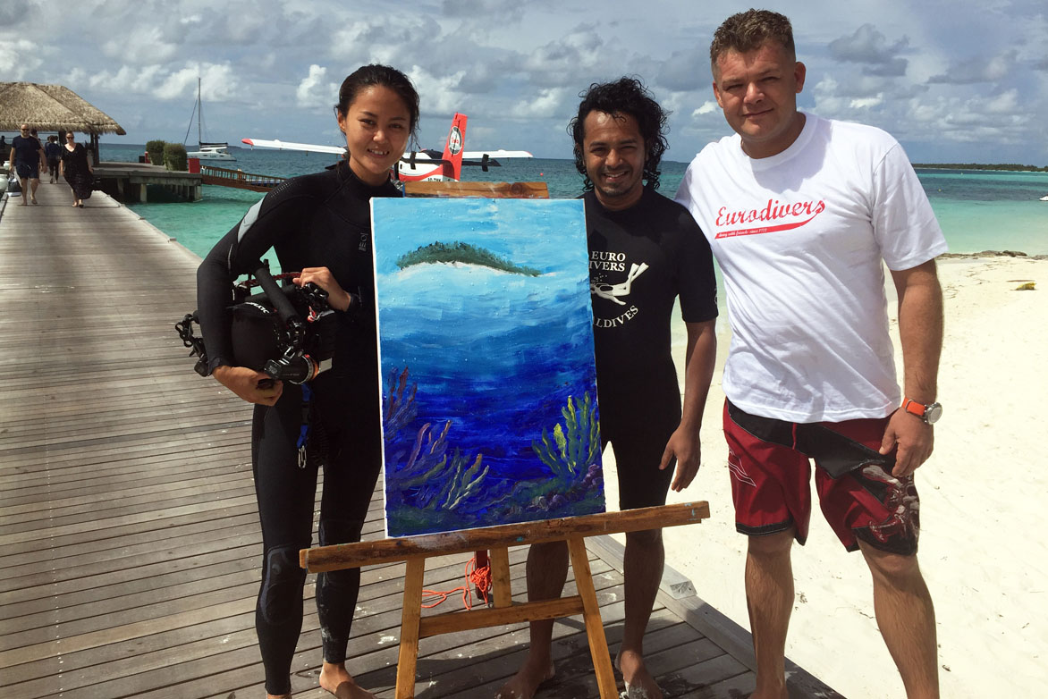 Maldives underwater festival artist Maldives Underwater Festival artist_3302