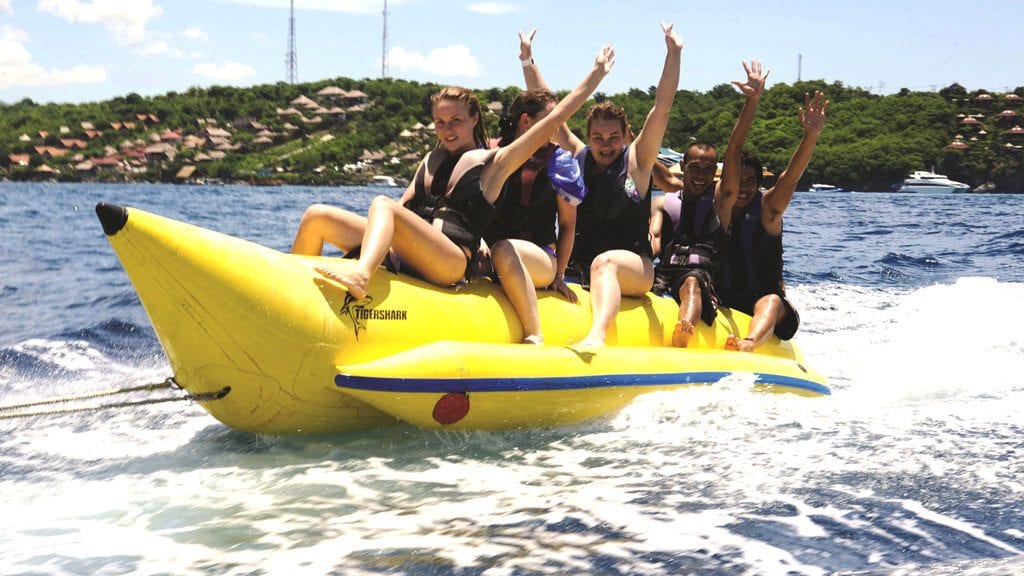 12 Bali Hai Diving Nusa Lembongan Bali Indonesia-Banana boat ride