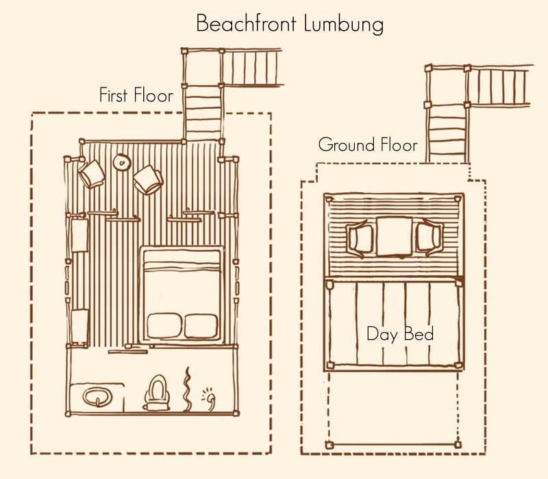 14 Bali Hai Diving Nusa Lembongan Bali Indonesia-Lumbung Floor plan