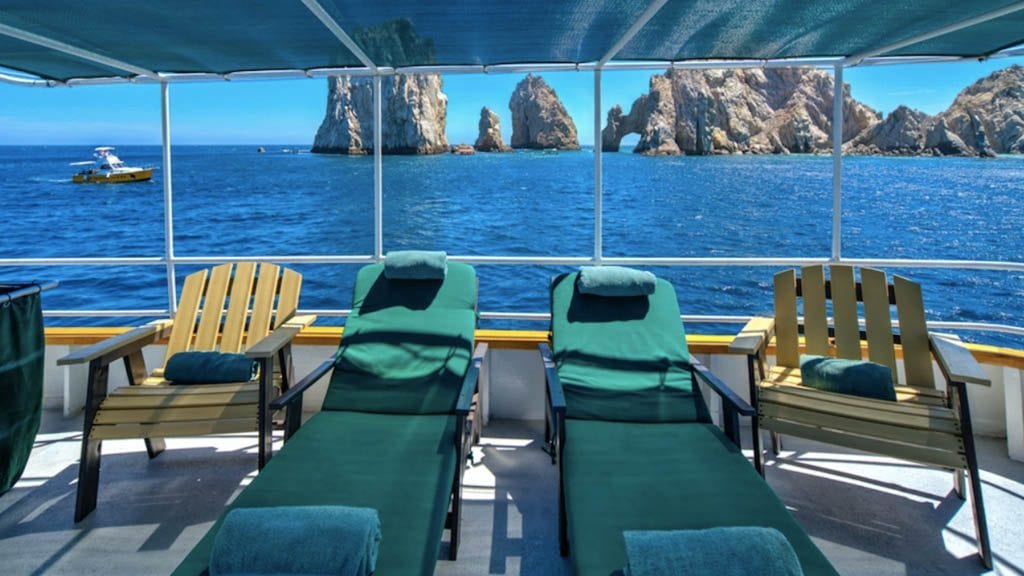Solmar V classic liveaboard Socorro & Guadalupe Islands-sun loungers