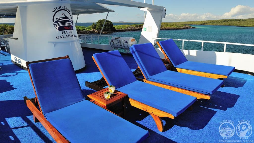 Galapagos aggressor liveaboard galapagos islands sun deck