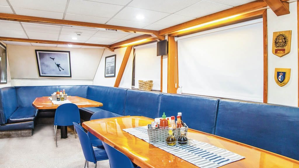 Nautilus Explorer Liveaboard Socorro & Guadalupe Islands Mexico-dining room