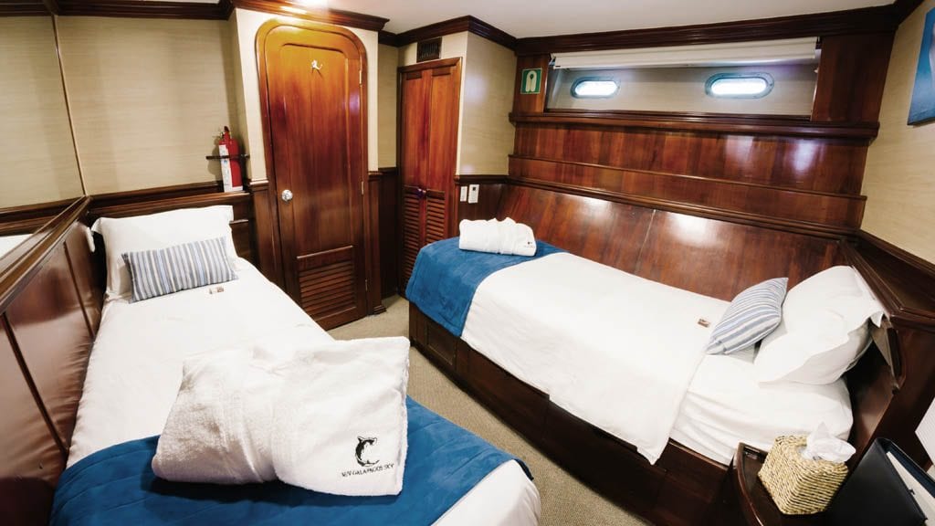 Galapagos sky liveaboard galapagos islands deluxe cabin