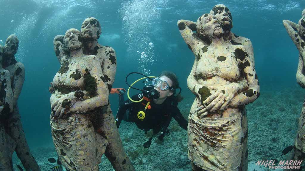 Jason de Caires Taylor sculptures Gili Islands