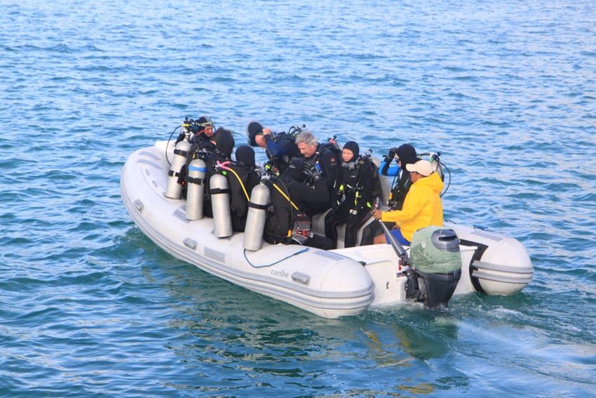 Humboldt Explorer Liveaboard Galapagos Islands-diving dingy