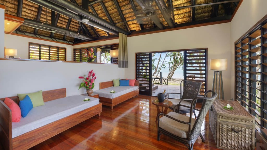 Jean michel cousteau resort savusavu fiji reef point villa lower level