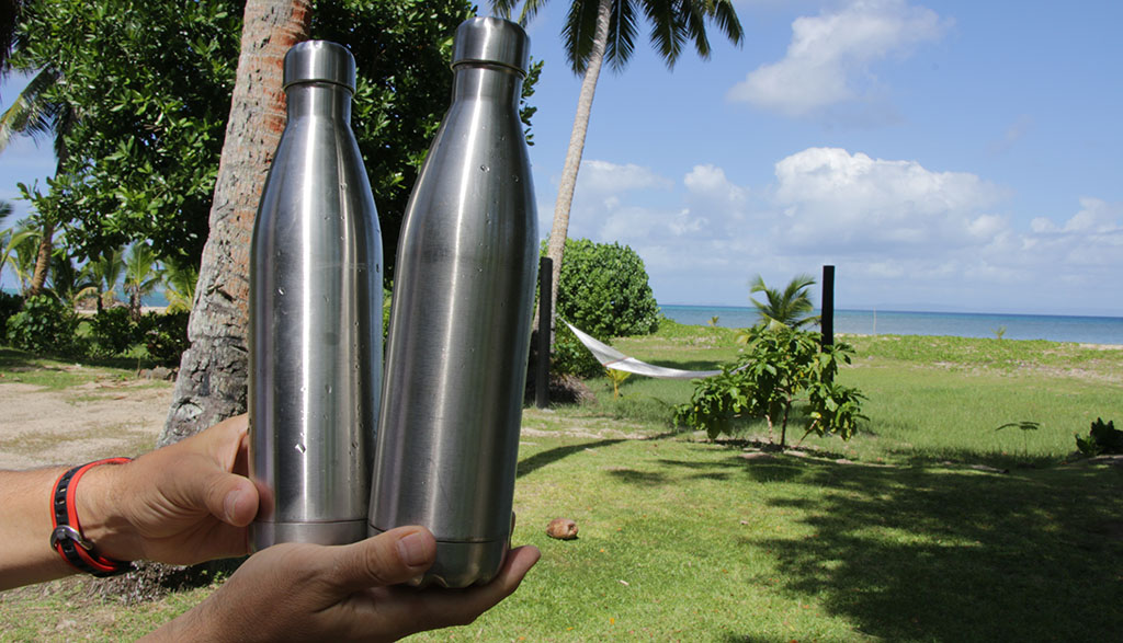 Jean-Michel Cousteau Resort Fiji stainless steel drink bottles_6874