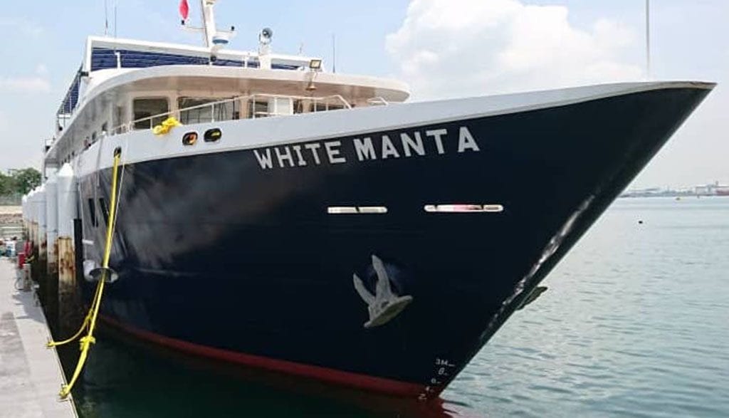 New white manta exterior