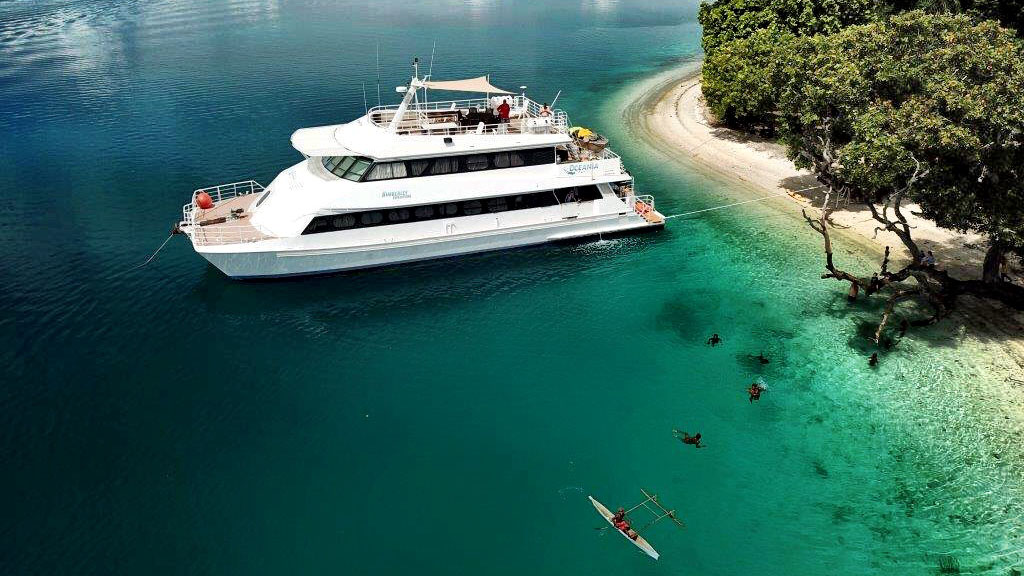 MV Oceania liveaboard diving in Kimbe Bay, Witu Islands and Fathers Reefs PNG Papua New Guinea