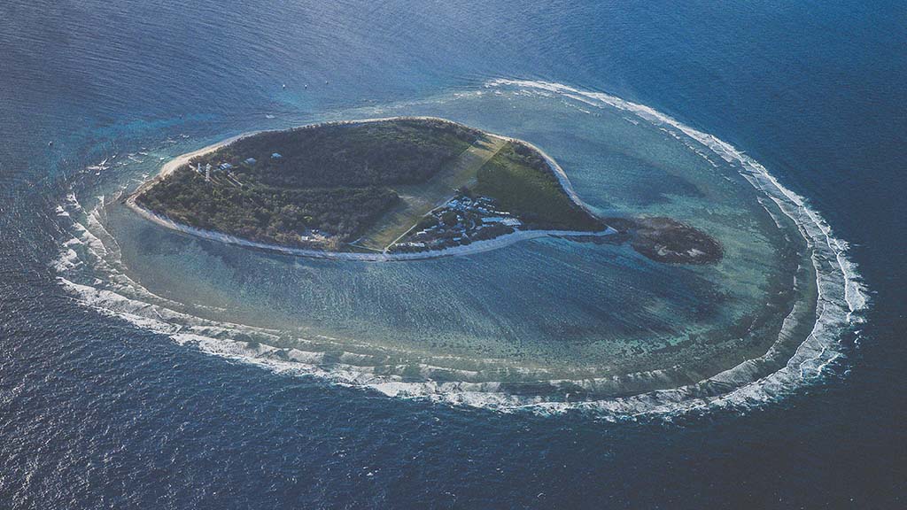Lady elliot island aerial queensland harriet spark