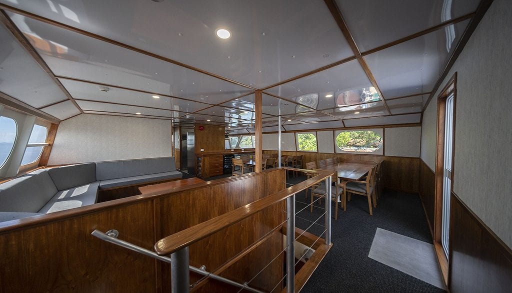 MV Oceania at Walindi Plantation Resort saloon