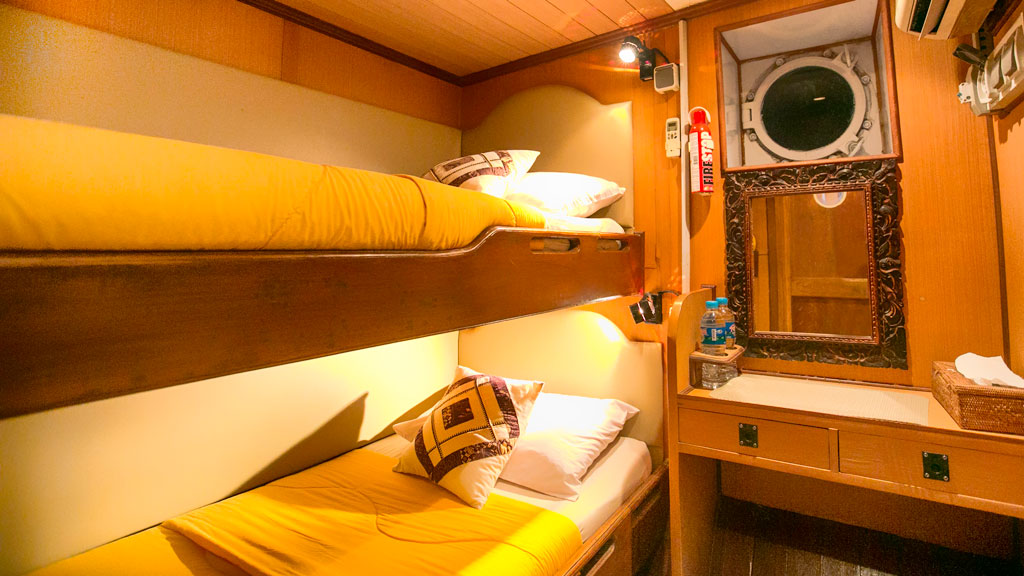 Tarata liveaboard I All cabins are equipped with individually adjustable air-conditioning and private bathroom with shower and toilet