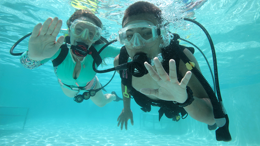 Holidays with water babies