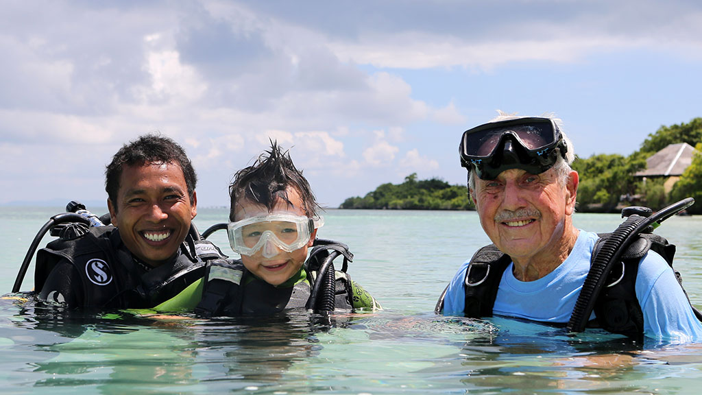 Holidays with water babies