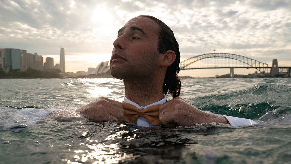 Seabnb concierge and australian record freediver adam stern in sydney harbour Taylors Wines has partnered with the Sydney Institute of Marine Science (SIMS) to launch a fundraising campaign to save White’s seahorses from extinction.