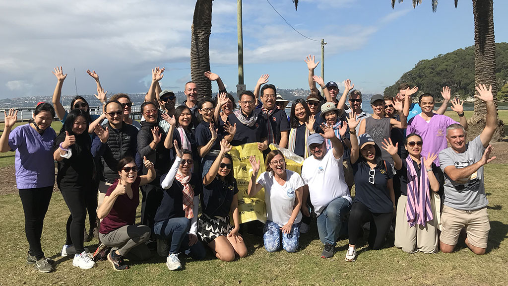 A clean-up like no other at Sydney's Chowder Bay, with support from the Tourism Authority of Thailand and the Royal Thai Consulate in Sydney.